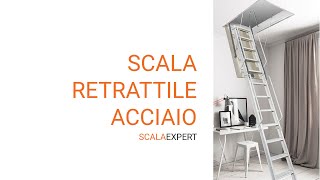 Scala retrattile acciaio  Scala Expert MATISERE [upl. by Abihsat]