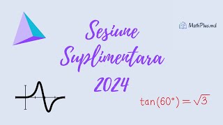 Rezolvare Bac  Sesiune Suplimentara 2024  Profil Real [upl. by Otecina]