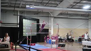 Emersyn Level 7 Uneven Bars Routine at The Sweetheart Invitational 2023 hosted by Premier Gymnastics [upl. by Poock923]