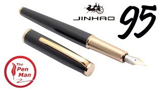 Jinhao 95 Fountain Pen Review [upl. by Aidualc]