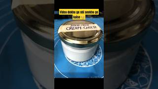 Homemade Cream Cheese 🧀 cheese viralshort youtubeshorts trending [upl. by Seiter]