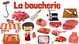 Apprendre le lexique de la boucherie en français [upl. by Siloum410]