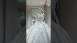 churlyawurfel wedding dress💃💃💃💃💃 weddinggown weddingpartydress bridal eventdress bridetobe [upl. by Hsekar67]