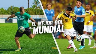 ¡¿EL MEJOR GOL de TODOS los MUNDIALES JAMES ¡RETO FÚTBOL [upl. by Adnohr999]