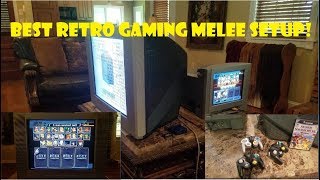 Best Retro Gaming Melee Setup Sony Trinitron CRT [upl. by Ringler]