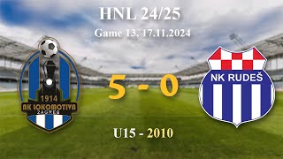 13 2010 U15 Lokomotiva 50 Rudeš HNL 2425 17112024 croatiafootball hnl [upl. by Halsted]