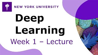 Week 1 – Lecture History motivation and evolution of Deep Learning [upl. by Pembroke]