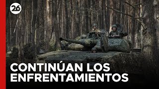 Continúan los enfrentamientos entre Rusia y Ucrania en Kursk [upl. by Yenahs23]