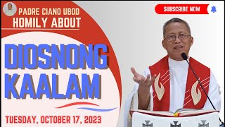 Fr Ciano Homily about DIOSNONG KAALAM  10172023 [upl. by Onileba]