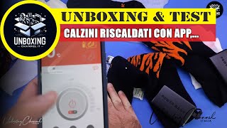 Calzini riscaldati con APP Ricaricabili 5000 mAh  CATGIFF [upl. by Snashall543]