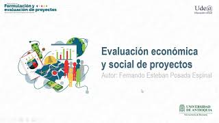 Evaluación económica y social de proyectos [upl. by Kcirdlek]