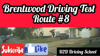 Brentwood Driving Test Route  8 [upl. by Nylikcaj]