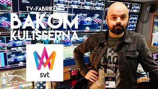 Melodifestivalen  bakom kulisserna med Robin Hofwander bildproducent [upl. by Strader]