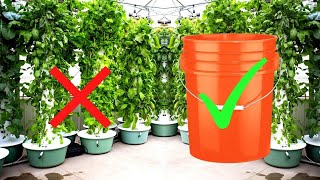 CHEAP amp EASY DIY Garden Tower Backyard Hydroponics [upl. by Ttayw]