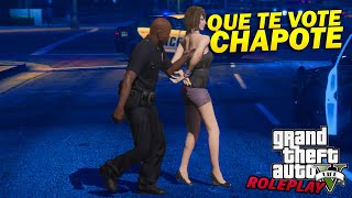 QUE TE VOTE CHAPOTE POLICIA  GTA5 Roleplay [upl. by Artemisa198]