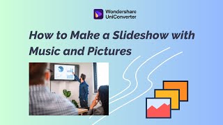 How to Make a Slideshow with Music and Pictures  Slideshow Maker [upl. by Queridas]