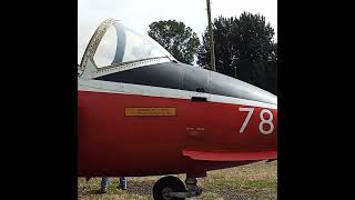 close up with a jet provost at halfpenny green airport 😁🛫 [upl. by Kordula]