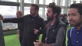 Shard London Proposal flashmob Bruno Mars Just the Way You Are The Buzztones [upl. by Rimma]