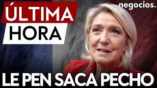 ÚLTIMA HORA  Le Pen saca pecho tras las elecciones en Francia quotLa victoria solo se ha aplazadoquot [upl. by Enner]