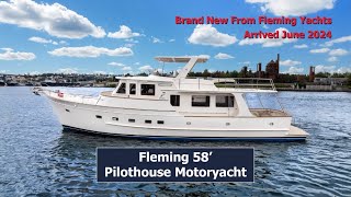 2024 Fleming 58 BRAND NEW FROM FLEMING YACHTS  Now in Seattle WA [upl. by Cryan]