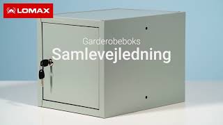 Garderobeboks samlevejledning [upl. by Coffee]