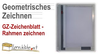 Geometrisches Zeichnen  Rahmen zeichnen [upl. by Faber59]