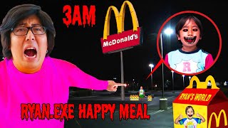 DONT ORDER RYANS WORLDexe HAPPY MEAL FROM McDonalds at 3AM  NEW UPDATE TAG WITH RYAN [upl. by Irma503]