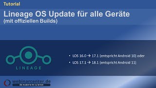 Tutorial Update Lineage von OS auf eine neuere Version Deutsch [upl. by Aihsemek]