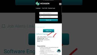 Hexagon is hiring for Software Engineer Freshers jobs Daily Job Updates Software Engineer Jobs Btech [upl. by Htiduy677]