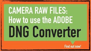 Camera Raw How to use Adobe DNG Converter [upl. by Eitsyrk]