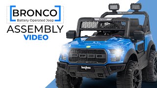 Baybee POBO Rechargeable Battery Operated Jeep Assembly Video [upl. by Alegnad]