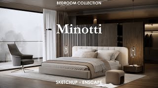 BEDROOM COLLECTION  MINOTTI  ENSCAPE [upl. by Jakie]