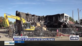 Sharky’s Sports Bar gets demolished [upl. by Nerual]