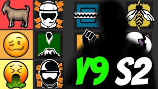 The BEST Tier List For Y9S2 Operation New Blood  Rainbow Six Siege [upl. by Ylicec]