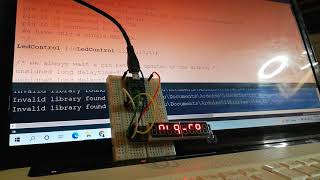 Teensy 40  7segment led MAX7219 module 2 [upl. by Cirle]