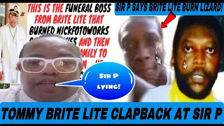 Big Fght Sir P Get Attck By Brite Lite for Burning Clive Lizard Body Accused Vybz Kartel LOSE [upl. by Alesandrini454]