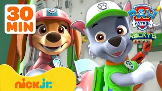 PAW Patrols Rockys Garage Compilation 6  Nick Jr [upl. by Kcirddahc]