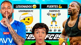 ¡LESIONADOS vs LOS MAS FUERTES en FIFA [upl. by Chloette]