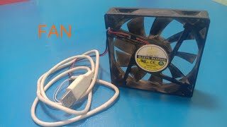 Cooling fan connect to USB cable [upl. by Odlavu]