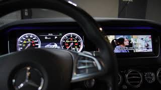 Mercedes Benz w222 S63 AMG Wireless screen mirroring [upl. by Grim]