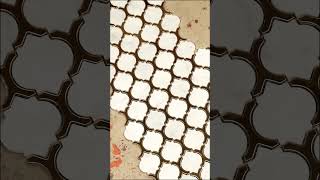 Arabesque White and Gold Marble and Metal Mosaic Tiles [upl. by Rosco271]