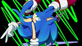 Sonic  Im Blue w cool remix  IMPROVED [upl. by Suirauqram]