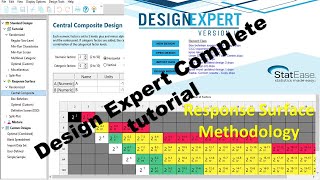 Design expert complete tutorial  RSM  Response surface methodology [upl. by Eniahpets889]