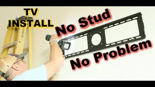 Best Way to Attach TV Mount to Just Drywall [upl. by Schreib]