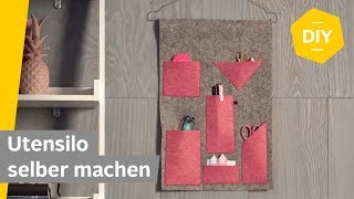 DIY Utensilo selber nähen  Ordnung für die Wand  Roombeez – powered by OTTO [upl. by Kazimir326]