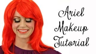 Ariel Makeup Tutorial  The Little Mermaid Halloween Makeup  Disney Princess Series [upl. by Onileva]