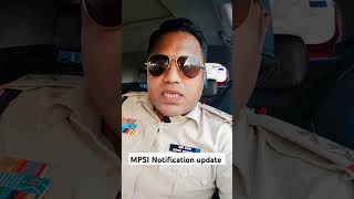 MPSI Update mppolice police update notification motivation aspirants mpsi job vacancy [upl. by Godfree303]