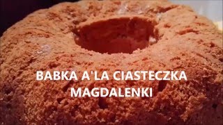 Babka MagdalenkaBabka cytrynowaPuszysta [upl. by Arleta]