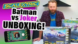 SCALEXTRIC  UNBOXING Batman vs Joker [upl. by Octavius542]