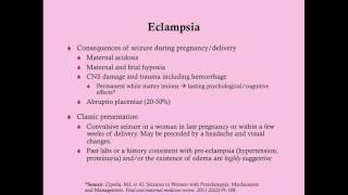 Eclampsia  CRASH Medical Review Series [upl. by Nodnart105]